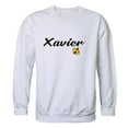 thumbnail image 1 of W Republic 556-481-WHT-01 Xavier University of Louisiana Script Crewneck Sweatshirt, White - Small, 1 of 1