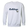 thumbnail image 1 of W Republic 556-488-WHT-03 Wingate University Bulldogs Script Crewneck Sweatshirt, White - Large, 1 of 1
