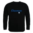 thumbnail image 1 of W Republic 556-513-BLK-02 Daemen University Wildcats Script Crewneck Sweatshirt, Black - Medium, 1 of 1