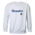 thumbnail image 1 of W Republic 556-538-WHT-02 University of Mary Marauders Script Crewneck Sweatshirt, White - Medium, 1 of 1