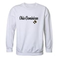 thumbnail image 1 of W Republic 556-563-WHT-01 Ohio Dominican University Panthers Script Crewneck Sweatshirt, White - Small, 1 of 1