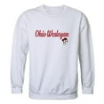 thumbnail image 1 of W Republic 556-564-WHT-04 Ohio Wesleyan University Bishops Script Crewneck Sweatshirt, White - Extra Large, 1 of 1