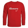 thumbnail image 1 of W Republic 556-567-RED-04 Pacific University Boxers Script Crewneck Sweatshirt, Red - Extra Large, 1 of 1