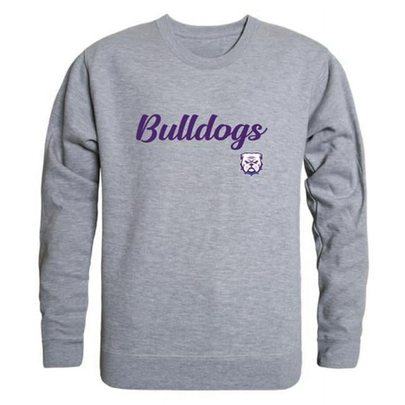W Republic 556-598-HGY-04 Truman State University Bulldogs Script Crewneck Sweatshirt, Heather Grey - Extra Large