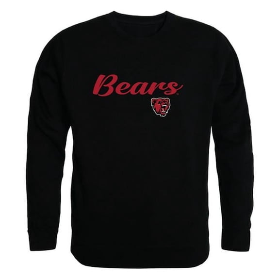 W Republic 556-620-BLK-04 Bridgewater State University Bears Script Crewneck Sweatshirt, Black - Extra Large