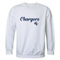 thumbnail image 1 of W Republic 556-623-WHT-02 Carl Sandburg College Chargers Script Crewneck Sweatshirt, White - Medium, 1 of 1