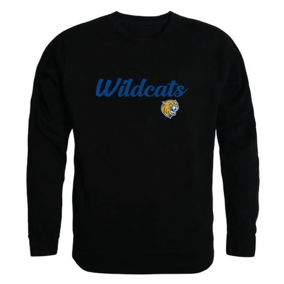 W Republic 556-657-BLK-03 Johnson & Wales University Wildcats Script Crewneck Sweatshirt, Black - Large