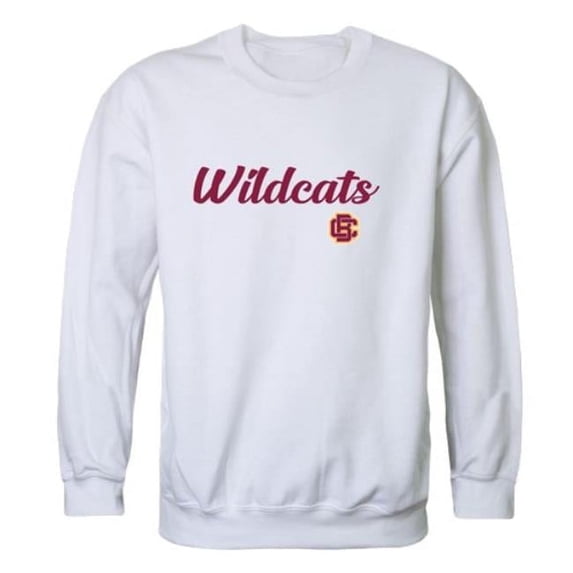 W Republic 556-692-WHT-04 Bethune-Cookman University Wildcats Script Crewneck Sweatshirt, White - Extra Large