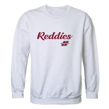W Republic 556-719-WHT-05 Henderson State University Reddies Script Crewneck Sweatshirt, White - 2XL