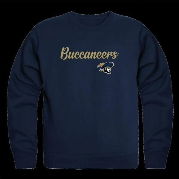 W Republic 556-736-NVY-05 College of Charleston Southern Buccanneers Script Crewneck Sweatshirt, Navy - 2XL