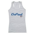 thumbnail image 1 of W Republic 557-121-HGY-04 DePaul University Womens Script Tank Top, Heather Gray - Extra Large, 1 of 1
