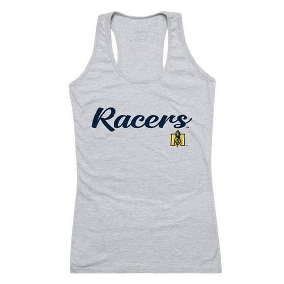 W Republic 557-135-HGY-03 Murray State University Womens Script Tank Top, Heather Gray - Large