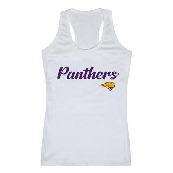 W Republic 557-143-WHT-04 University of Northern Iowa Womens Script Tank Top, White - Extra Large