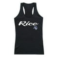 thumbnail image 1 of W Republic 557-172-BLK-01 Rice University Womens Script Tank Top, Black - Small, 1 of 1