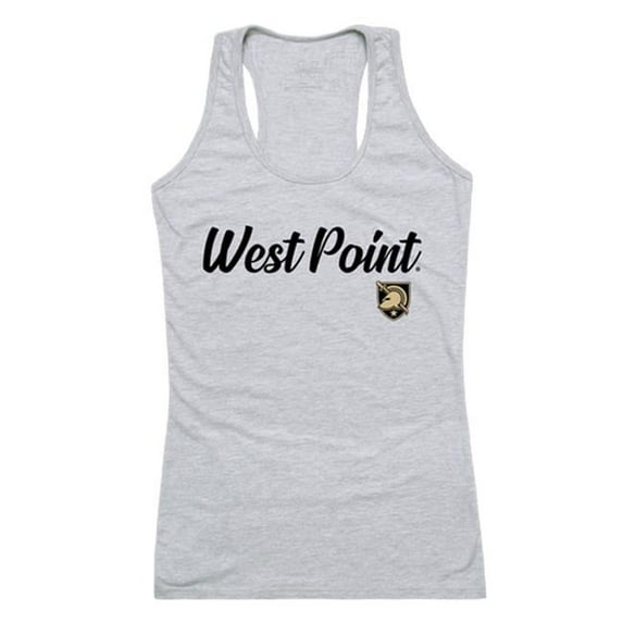 W Republic 557-174-HGY-05 United States Military Academy Womens Script Tank Top, Heather Gray - 2XL