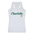 thumbnail image 1 of W Republic 557-194-WHT-03 University of North Carolina at Charlotte Womens Script Tank Top, White - Large, 1 of 1