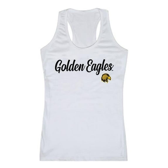 W Republic 557-202-WHT-02 California State University, Los Angeles Womens Script Tank Top - White, Medium