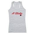 thumbnail image 1 of W Republic 557-211-HGY-01 Women Arkansas State Red Wolves Script Tank T-Shirt, Heather Grey - Small, 1 of 1