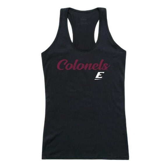 W Republic 557-217-BLK-05 Women Eastern Kentucky Colonels Script Tank T-Shirt, Black - 2XL