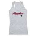 thumbnail image 1 of W Republic 557-225-HGY-01 Women New Mexico State Aggies Script Tank T-Shirt, Heather Grey - Small, 1 of 1