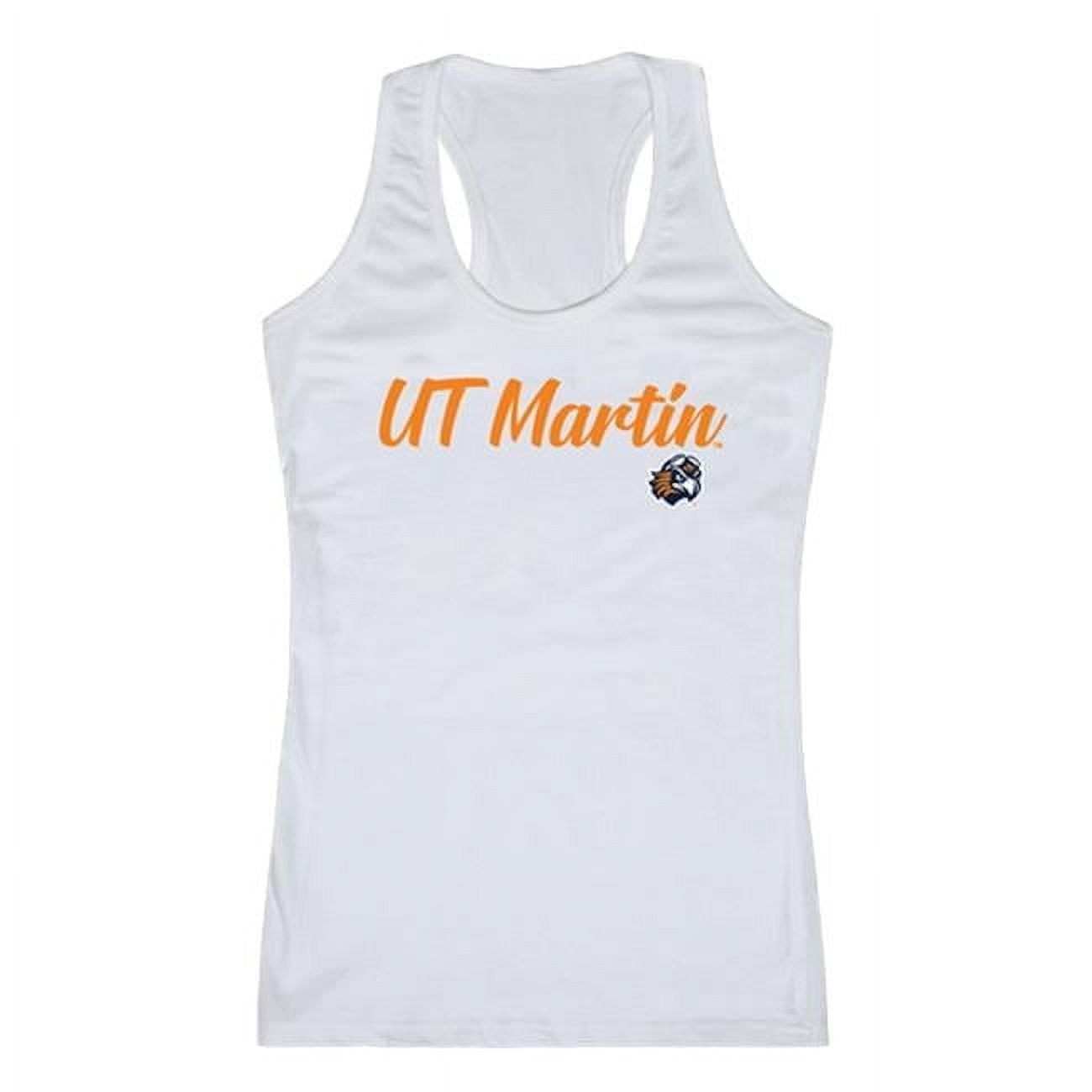 W Republic 557-241-WHT-05 Women Ut Martin Skyhawks Script Tank T-Shirt ...