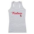 thumbnail image 1 of W Republic 557-249-HGY-01 Women Tulsa Golden Hurricane Script Tank T-Shirt, Heather Grey - Small, 1 of 1