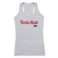 thumbnail image 1 of W Republic 557-302-HGY-03 Women Florida Atlantic Owls Script Tank T-Shirt, Heather Grey - Large, 1 of 1