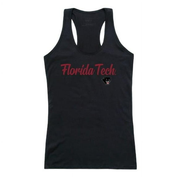 W Republic 557-304-BLK-05 Women Florida Institute of Technology Script Tanks, Black - 2XL