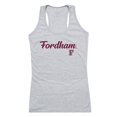 thumbnail image 1 of W Republic 557-305-HGY-01 Women Fordham Rams Script Tank T-Shirt, Heather Grey - Small, 1 of 1