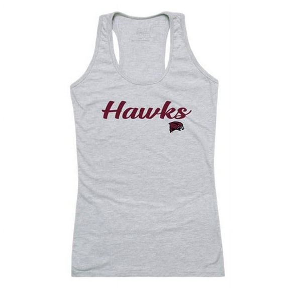W Republic 557-337-HGY-05 Women Maryland Eastern Shore Hawks Script Tank T-Shirt, Heather Grey - 2XL