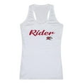 thumbnail image 1 of W Republic 557-368-WHT-02 Rider University Script Tank Top for Women, White - Medium, 1 of 1