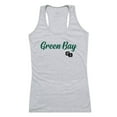 thumbnail image 1 of W Republic 557-397-HGY-01 University of Wisconsin-Green Bay Script Tank Top for Women, Heather Grey - Small, 1 of 1