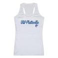 thumbnail image 1 of W Republic 557-410-WHT-01 University of Wisconsin-Platteville Script Tank Top for Women, White - Small, 1 of 1