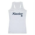 thumbnail image 1 of W Republic 557-417-WHT-01 Xavier University Script Tank Top for Women, White - Small, 1 of 1