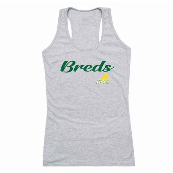 W Republic 557-432-HGY-01 Kentucky State University Script Tank Top for Women, Heather Grey - Small