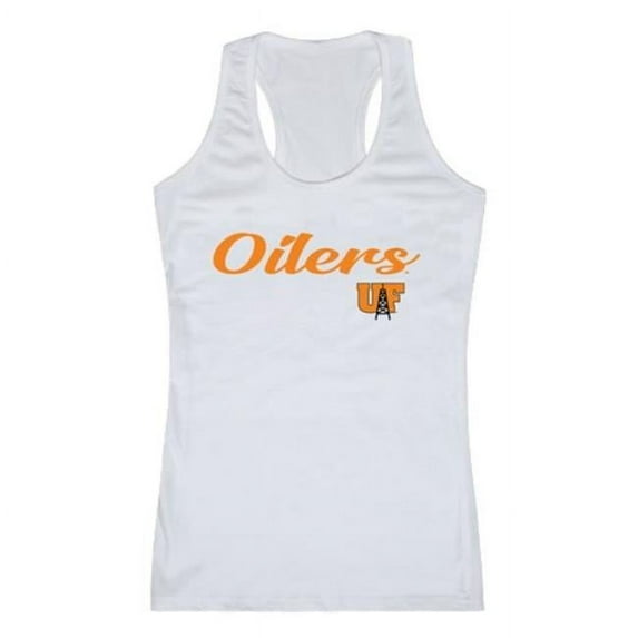 W Republic 557-518-WHT-05 University of Findlay Oilers Script Tank Top, White - 2XL