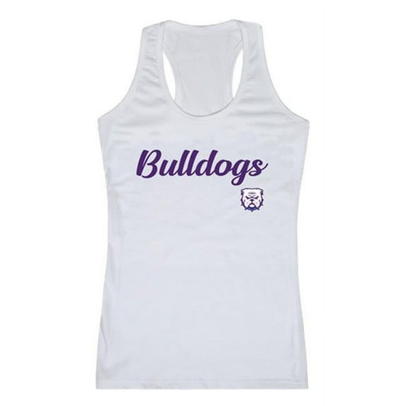W Republic 557-598-WHT-05 Truman State University Bulldogs Script Tank Top, White - 2XL