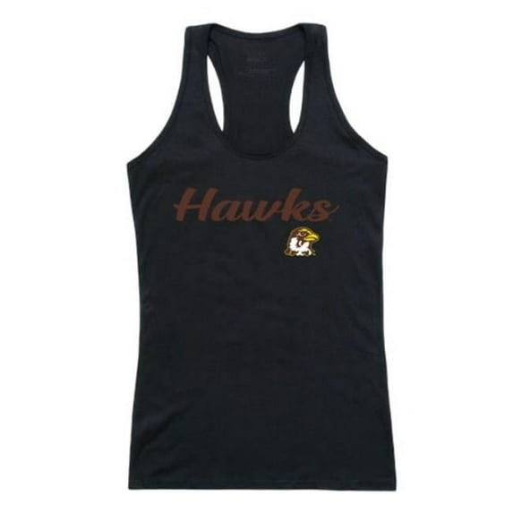 W Republic 557-667-BLK-01 Quincy University Hawks Script Tank Top, Black - Small