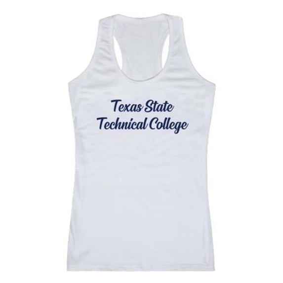 W Republic 557-677-WHT-05 Texas State University Technical Script Tank Top, White - 2XL