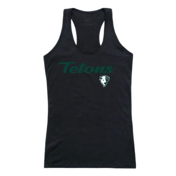 W Republic 557-684-BLK-01 Williston State College Tetons Script Tank Top, Black - Small