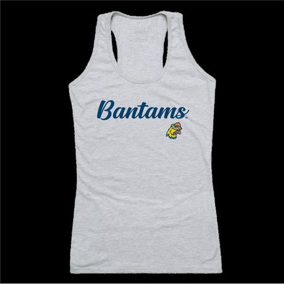 W Republic 557-699-HGY-03 Trinity University Bantams Script Tank Top, Heather Grey - Large