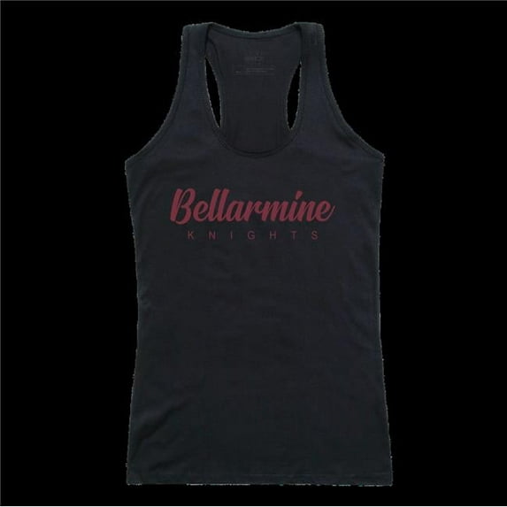 W Republic 557-706-BLK-03 Bellarmine University Knights Script Tank Top, Black - Large