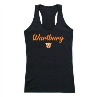 W Republic 557-708-BLK-04 Wartburg College Knights Script Tank Top, Black - Extra Large