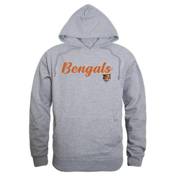 W Republic 558-107-HGY-01 Buffalo State College Script Hoodie, Heather Grey - Small