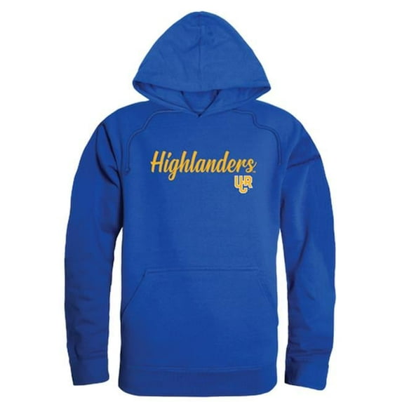 W Republic 558-111-RYL-05 University of California Riverside Script Hoodie, Royal Blue - 2XL