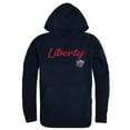 thumbnail image 1 of W Republic 558-129-NVY-01 Liberty University Script Hoodie, Navy - Small, 1 of 1