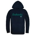thumbnail image 1 of W Republic 558-139-NVY-01 University of North Carolina Wilmington Script Hoodie, Navy - Small, 1 of 1