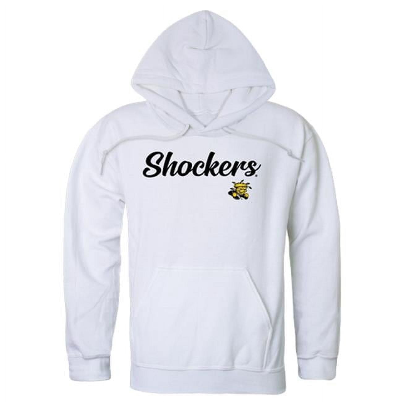 Shockers Script W Republic 558-158-WHT-05 Men Wichita State Shockers Script Hoodie ...
