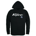 thumbnail image 1 of W Republic 558-172-BLK-02 Men Rice Owls Script Hoodie, Black - Medium, 1 of 1