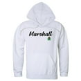 thumbnail image 1 of W Republic 558-190-WHT-01 Men Marshall Thundering Herd Script Hoodie, White - Small, 1 of 1